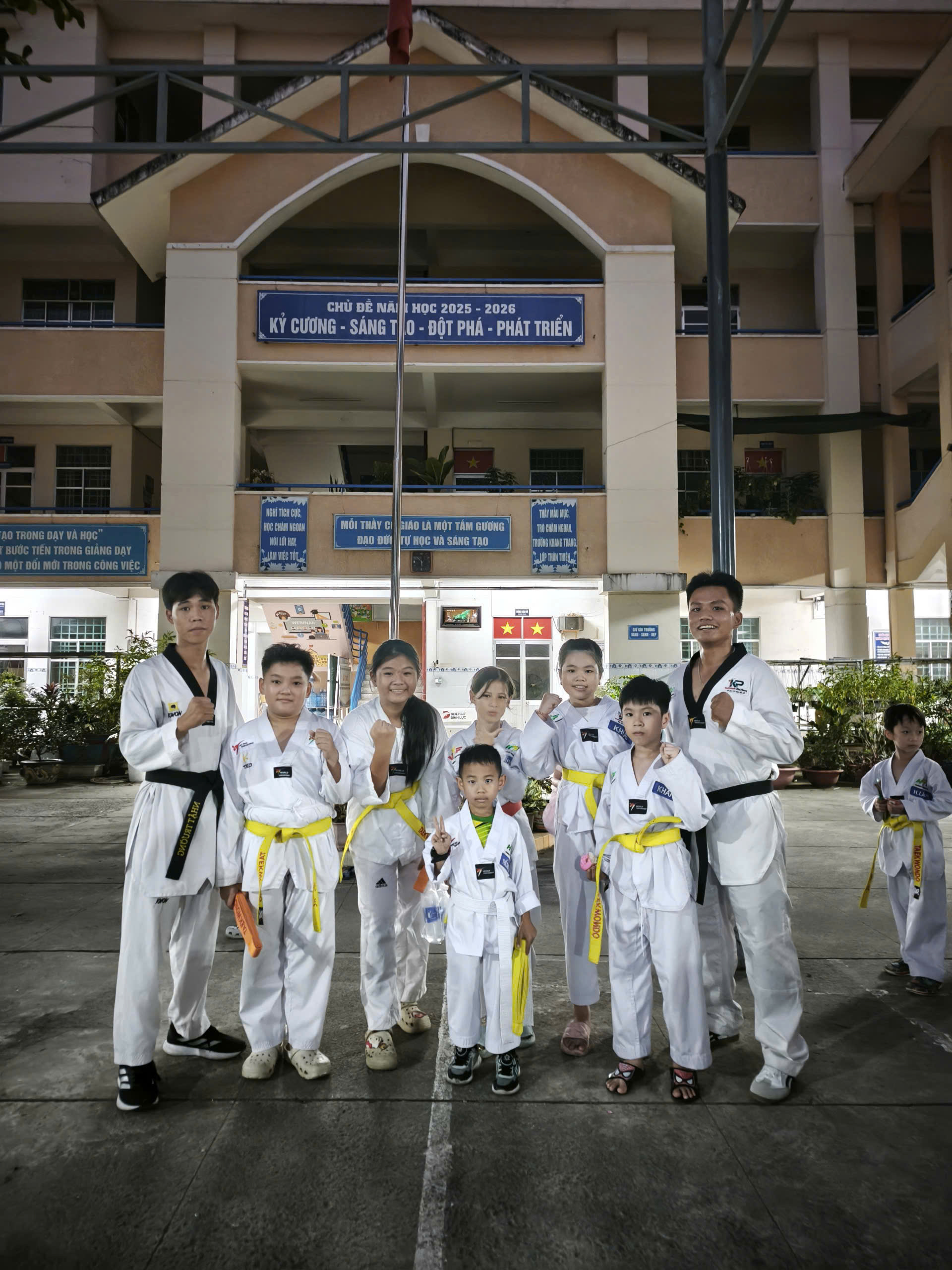 CLB Taekwondo tại Cung Văn Hóa Lao Động Cơ Sở Bình Trưng