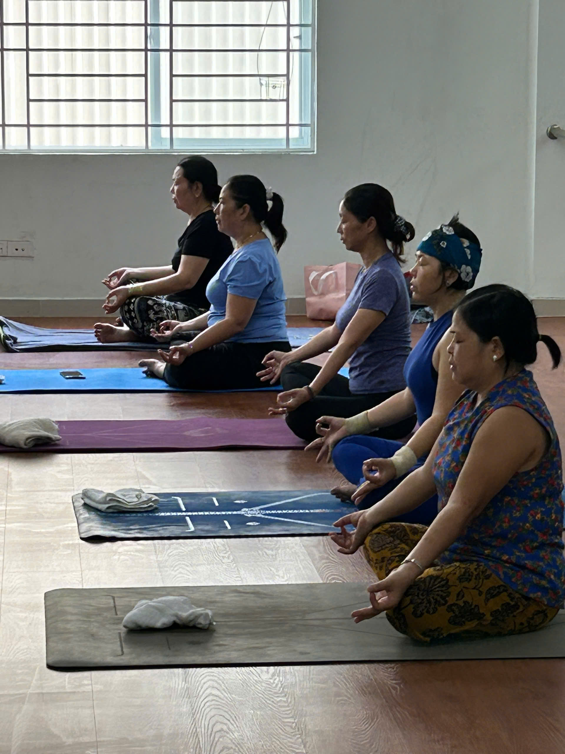CLB Yoga Ấn Độ tại Cung Văn Hóa Lao Động Cơ Sở Bình Trưng